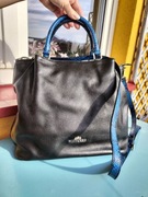 WITTCHEN Torebka Czarna skórzana elegancka duża pojemna do ręki i na ramię