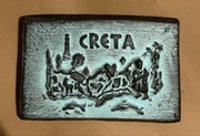 Magnes na lodówkę  ceramiczny Creta Grecja  Chania Heraklion Matala (2)