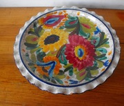 Przepiękny  duży talerz włoski ręcznie malowany zobacz koniecznie