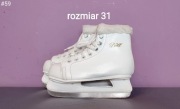 Łyżwy dla dzieci - uniwersalne - rozmiar 31 - wkładka 20,4 cm [#59]