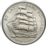Polska, 20 złotych, 50 lat Daru Pomorza, 1980