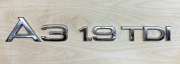Znaczek, emblemat do Audi: A3 1.9 TDI