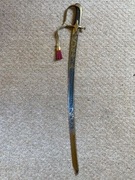 Szabla oficerska wzór 1921, grawerowana