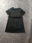 Czarna elegancka sukienka Zara dla dziewczynki, rozmiar 116 