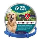 Obroża przeciwkleszczowa dla psa powyżej 8 kg niebieska blue 72 cm PetStory