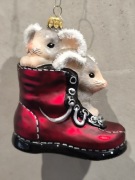 Bombka choinkowa szklana 