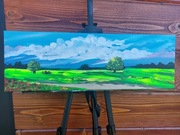 Lato. Obraz akryl werniks blejtram