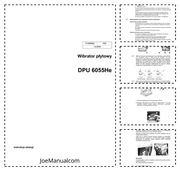 Wacker Neuson DPU 6055He Operators Manual Instrukcja obsługi DTR PL