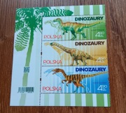 Fi 5477-5479 Dinozaury, trójka lewa