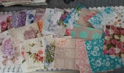 Serwetka papierowa decoupage kwiaty vintage zestaw  31 szt.