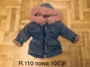 Kurtka parka zimowa r.110 nowa