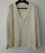 Sweter damski kremowy roz.48/50 cienki wymiary opis patrz firmy bonprix