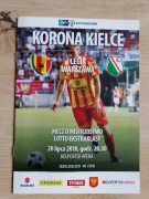 Program Korona Kielce - Legia Warszawa 28.07.2018