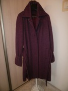 MOHEROWY WEŁNIANY FIOLET ŚLIWKOWY SOLAR JAGODOWY TUZZI ALPAKA MOHER 38/40