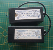 2x transformator 220 - 240v AC /12v DC 50W 