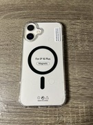 Etui na telefon iPhone 16 Plus/MagSafe(ciemno zielony)/ szkło gratis