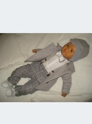 OCIEPLANY PŁASZCZ FLAUSZ UBRANKO CHRZTU  68