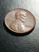 One Cent 1980 Lincoln ( bez mennicy )