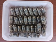 33x lampy PCF80 wiele z Wiener Radio Werke, Triotron Philips l. 50-60te