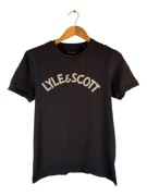 Koszulka lyle and Scott czarna duże logo m