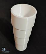 Przejściówka stopniowa  Adapter rur 18–31 mm   90 mm