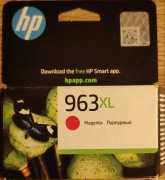 Jeden tusz HP 963XL  - czerwony (magenta) 3JA28AE BGX