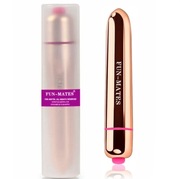 Złoty wibrator w kształcie pocisku