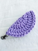 Etui na okulary crochet, brelok do torby ręcznie robiony 