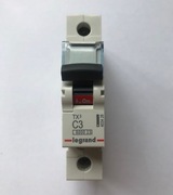 Wyłącznik nadprądowy C 3A 1P TX3 Legrand 403428