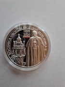 10 zł 100. rocznica urodzin Świętego Jana Pawła II 2020