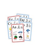 ZESTAW EDUKACYJNE KARTY - ALFABET + POLSKIE ZNAKI + DWUZNAKI + CYFRY (1-10)