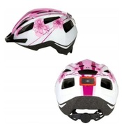 CRIVIT Kask rowerowy dla dziewczynki z tylnym światłem XS