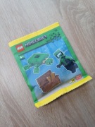 LEGO Minecraft minifigurki min153 Diver Explorer + mineturtle01 Turtle
