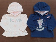 2 bluzy dla dziewczynki 80