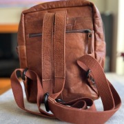 PLECAK DAMSKI SPIKES & SPARROW SKÓRA BRĄZOWY JAK NOWY