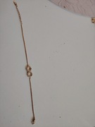 Bransoletka posrebrzana 