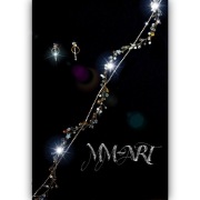 Komplet Biżuterii kolczyki ozdobna opaska do włosów Biżuterii ślubnaMM-ART 