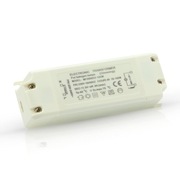 Ściemniany transformator elektroniczny 20-105 W dla halogenów.