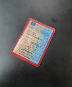 Skórzane okładka etui na legitymację dowód