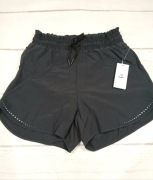 Spodenki damskie BALEAF S sportowe biegowe czarne szorty
