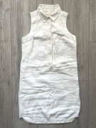 Lniana sukienka koszulowa MICHAEL KORS