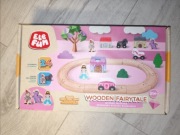 Elefun Drewniana kolejka księżniczki