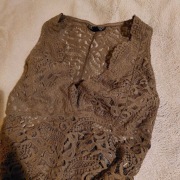 Body koronkowe khaki