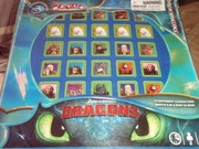 Gra DRAGONS Smoki układanie kostek w rzędzie + druga gratis angielskie gry