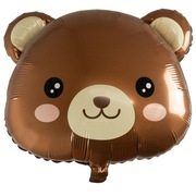 Foliowy balon MIŚ brązowy 34 x 40 cm