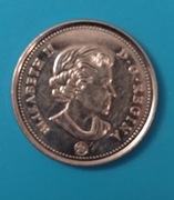 LICYTACJA BEZ CENY MINIMALNEJ MONETA 5 cents 2014 Canada