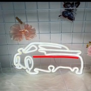 Neon LED na Ścianę Samochód Porsche 911 Lampka nocna USB do Pokoju Prezent 