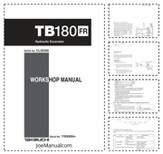 Takeuchi TB180FR Service Manual Instrukcja serwisowa naprawcza