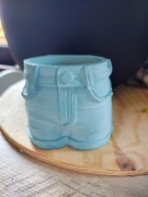 Pojemnik gipsowy na pędzle długopisy kredki 