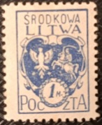 Litwa Srodkowa Fi 2 Herb / czysty luzak